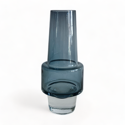 HAND MADE GLASS SCANDINAVIAN "ROCKET VASE" by INGE SAMUELSSON