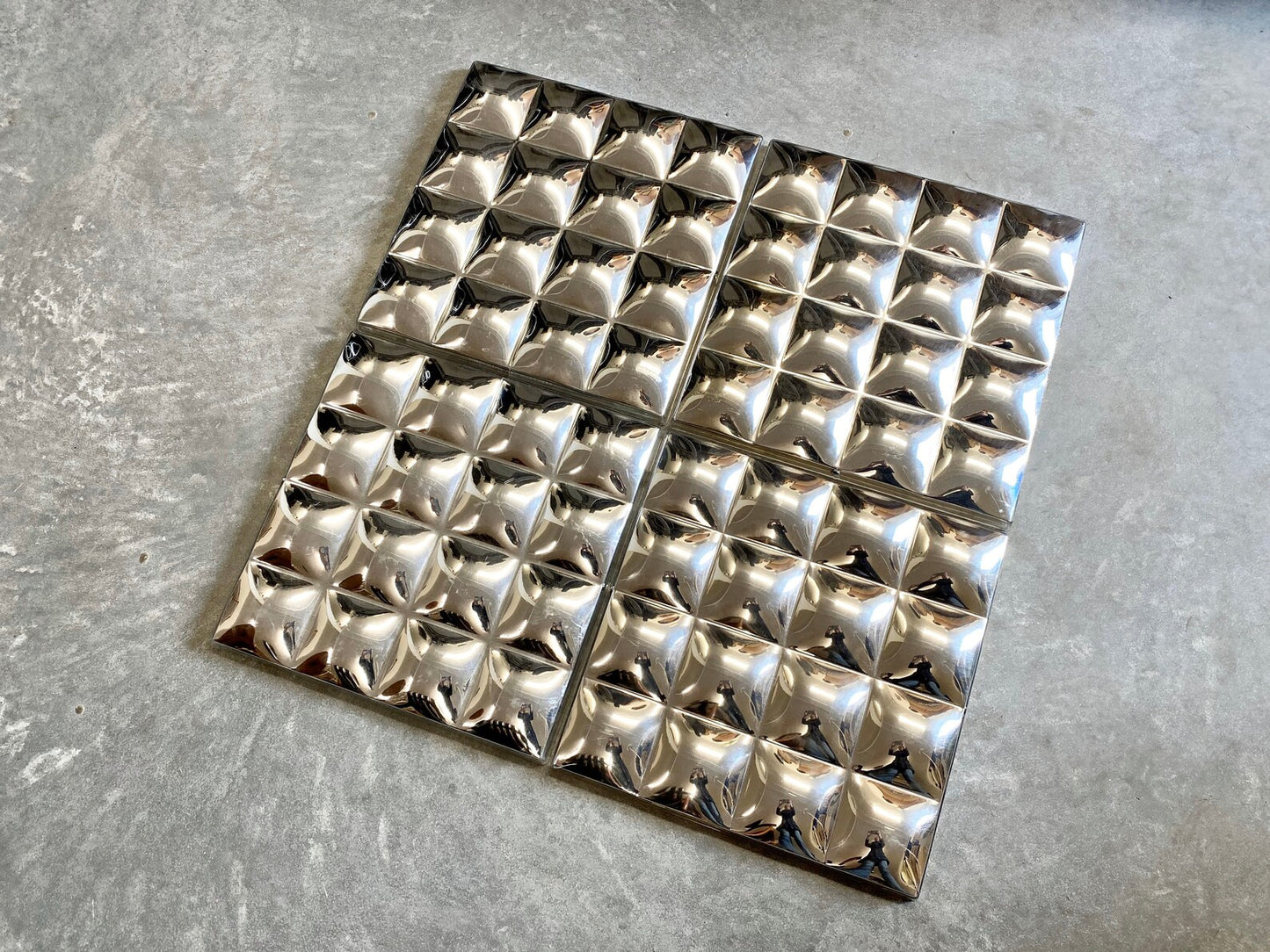 VINTAGE OP ART 1990s IKEA BLIMP KULLIG MIRRORED BUBBLE WALL PANELS SPACE AGE DESIGN 3 SEALED 4 OPEN