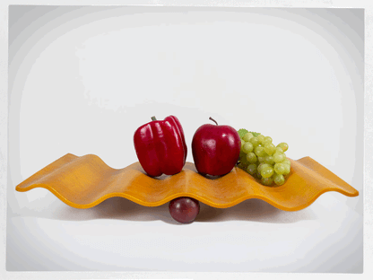 POST MODERN 'MEMPHIS' ERA 'WaVIN' WINE BOTTLE HOLDER