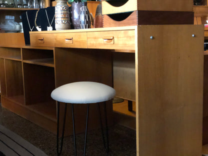 TEAK 2 PIECE MODULAR ADJUSTABLE MEDIA UNIT STEREO/TV/DESK/VINYL STORAGE