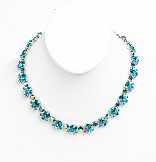 SHERMAN CRYSTAL RHINESTONE NECKALCE