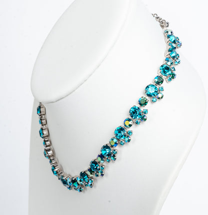 SHERMAN CRYSTAL RHINESTONE NECKALCE