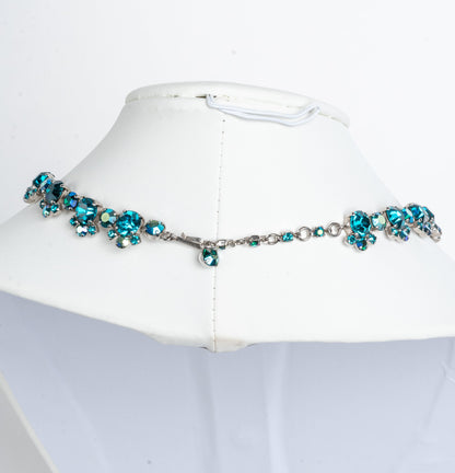 SHERMAN CRYSTAL RHINESTONE NECKALCE