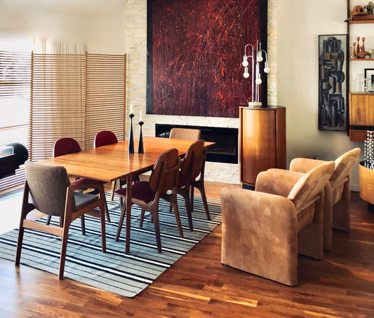 FRANCE & SON
SOLID TEAK 
MADE IN DENMARK   EXPANDING 
DINING TABLE