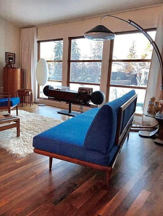 PETER HVIDT and ORLA MOLGAARD for FRANCE & SON DENMARK/ 3 SEATER SOFA/CONVERTS to DAYBED