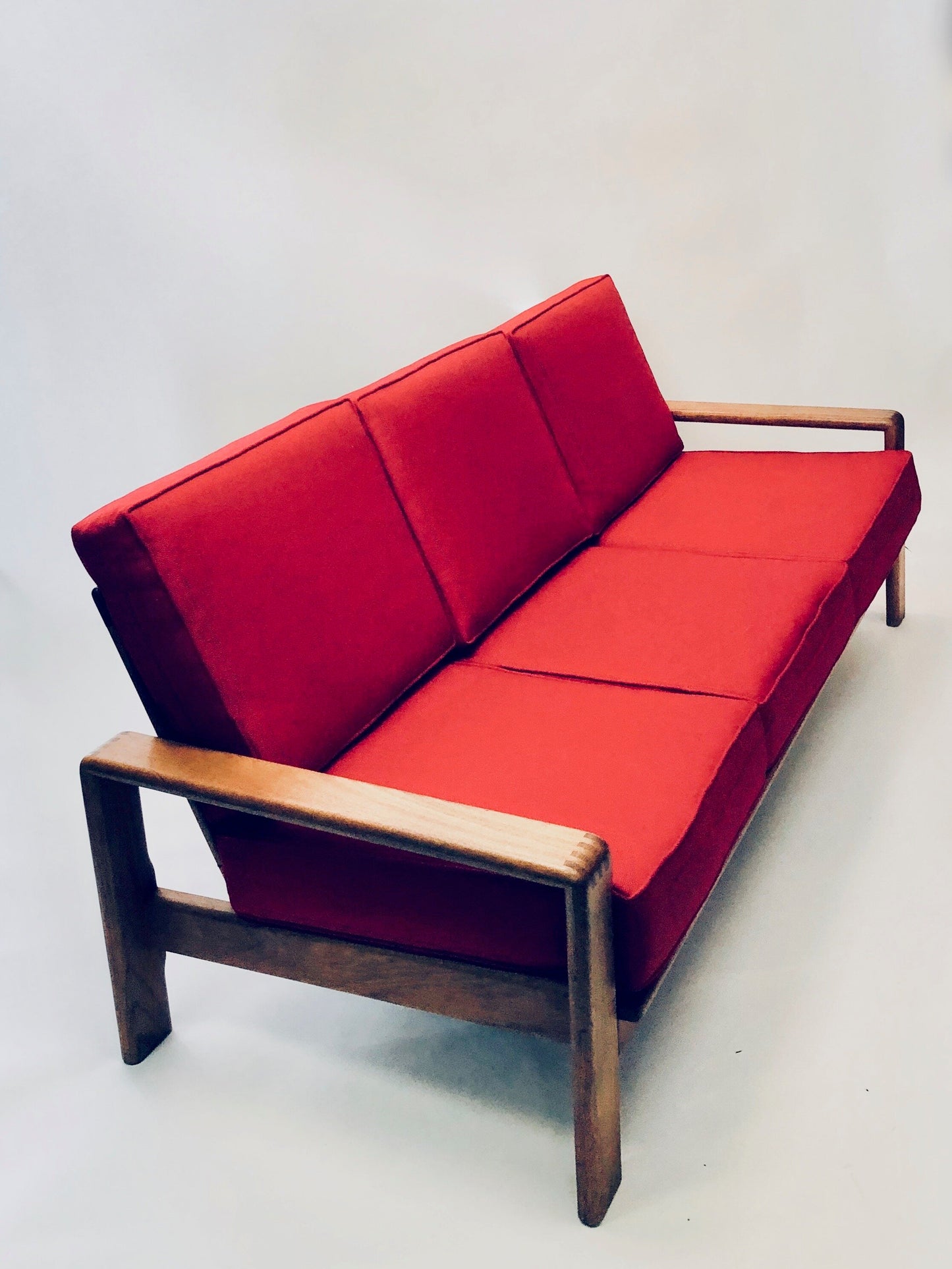 TEAK 3 SEATER SOFA/COUCH  DESIGNED BY H.W KLEIN FOR BRAMIN, DENMARK