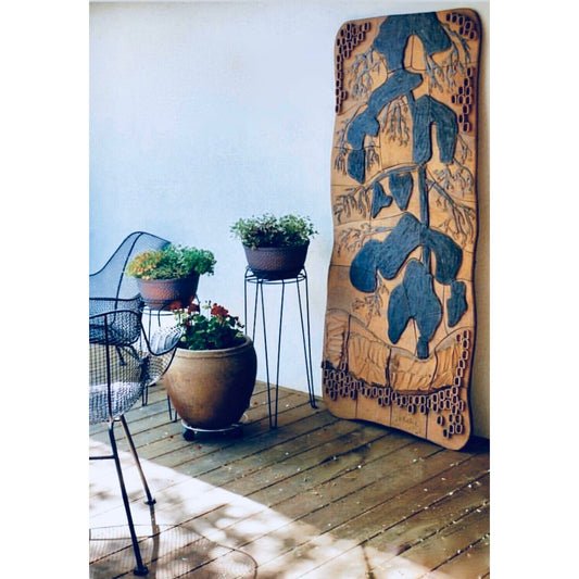 WONDERFUL 1988 CERAMIC TILE WALL MURAL