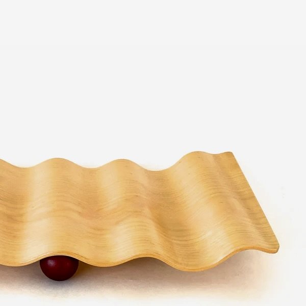 POST MODERN 'MEMPHIS' ERA 'WaVIN' WINE BOTTLE HOLDER