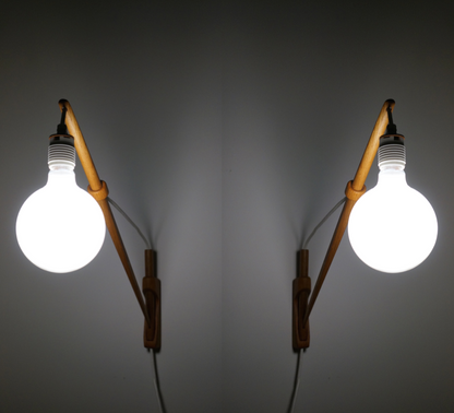 LISA JOHANSSON PAPE RARE WALL SCONCES - PAIR FINLAND