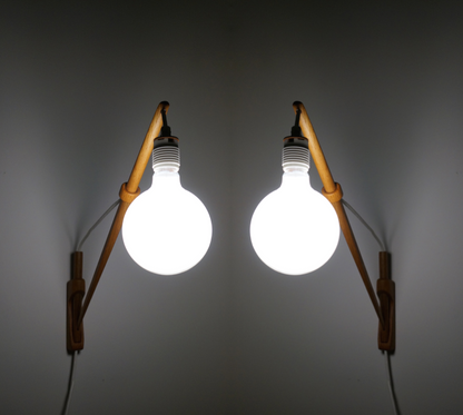 LISA JOHANSSON PAPE RARE WALL SCONCES - PAIR FINLAND
