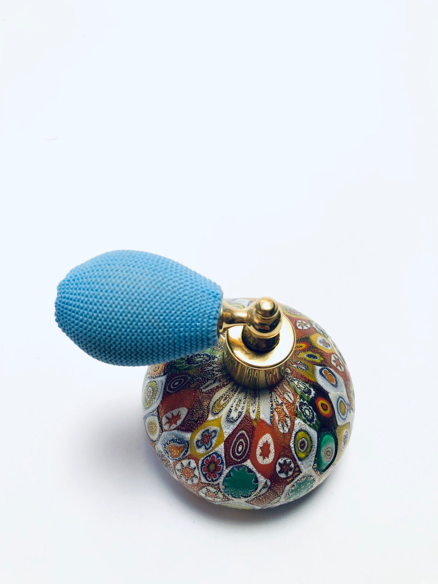 MURRINA MILLEFIORI GLASS PERFUME DECANTER w/ ATOMISER