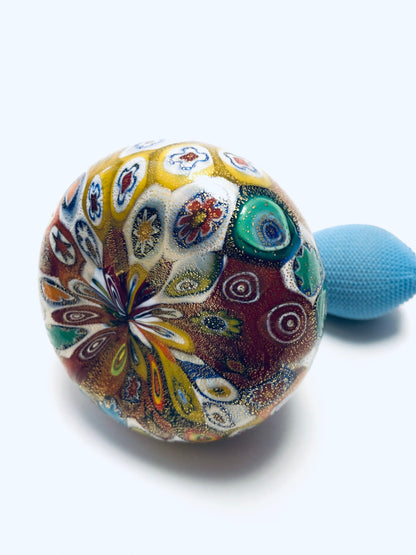 MURRINA MILLEFIORI GLASS PERFUME DECANTER w/ ATOMISER