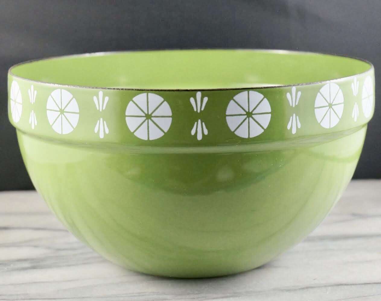 GRETE PRYTZ KITTELSEN for CATHRINEHOLM 'SATURN' ENAMELWARE  BOWL
