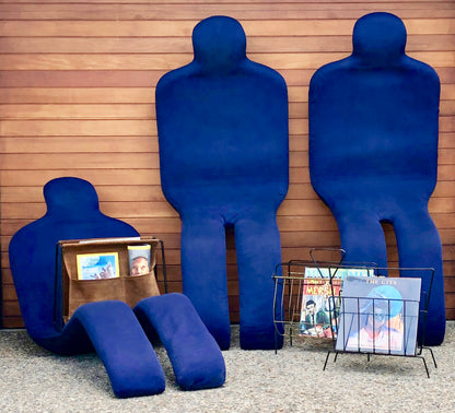 OLIVIER MOURGUE BOULOUM LOUNGE CHAIR SCULPTURAL SEATING or GAMER'S LOUNGE CHAIR