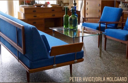 PETER HVIDT and ORLA MOLGAARD for FRANCE & SON DENMARK/ 3 SEATER SOFA/CONVERTS to DAYBED