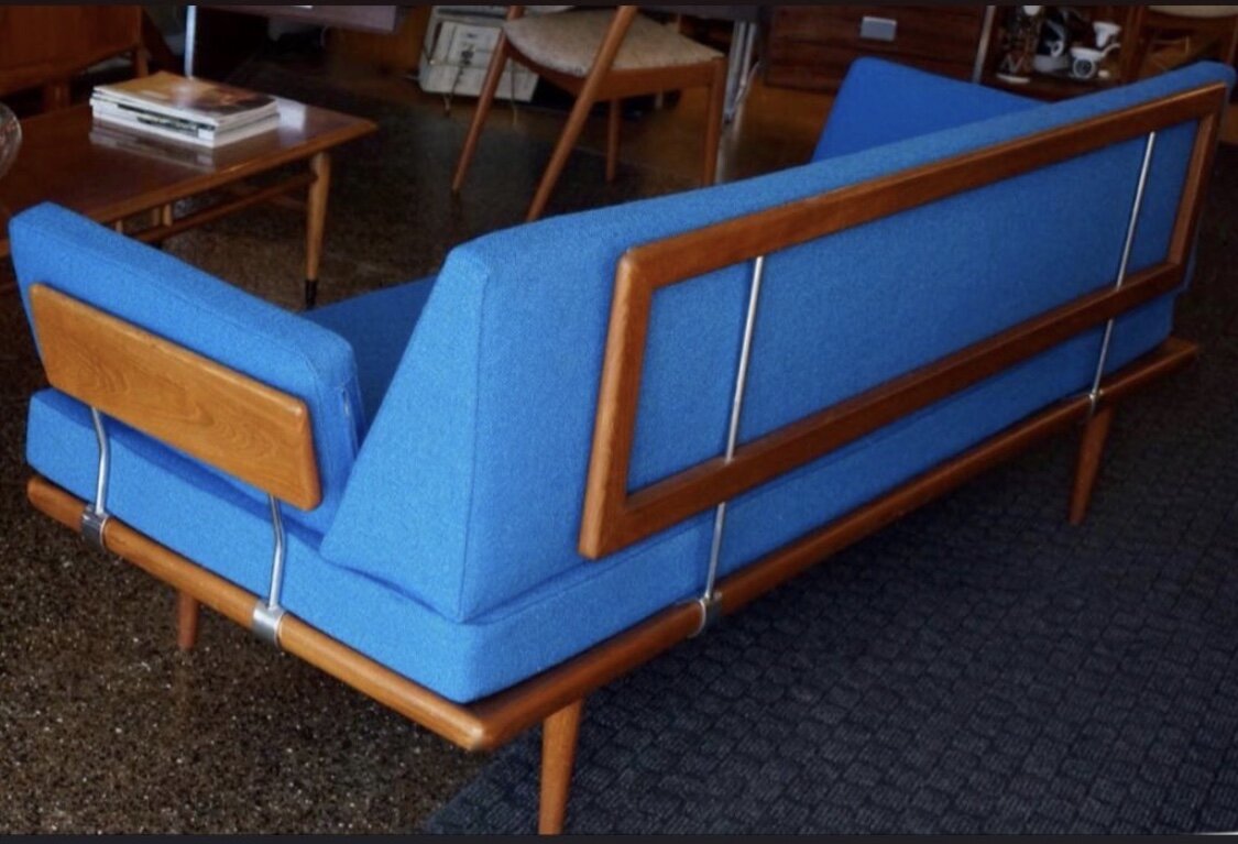 PETER HVIDT and ORLA MOLGAARD for FRANCE & SON DENMARK/ 3 SEATER SOFA/CONVERTS to DAYBED