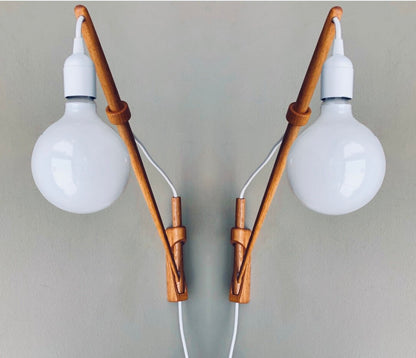 LISA JOHANSSON PAPE RARE WALL SCONCES - PAIR FINLAND