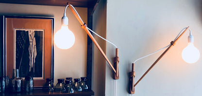 LISA JOHANSSON PAPE RARE WALL SCONCES - PAIR FINLAND