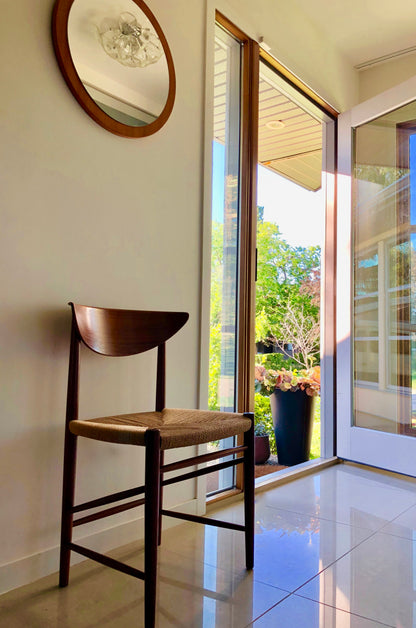SINGLE PETER HVIDT / ORLA MOLGAARD SOLID TEAK SIDE CHAIR