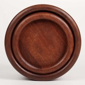BEAUTIFULLY CRAFTED NISSEN DANISH MADE STAVED TEAK ICE BUCKET